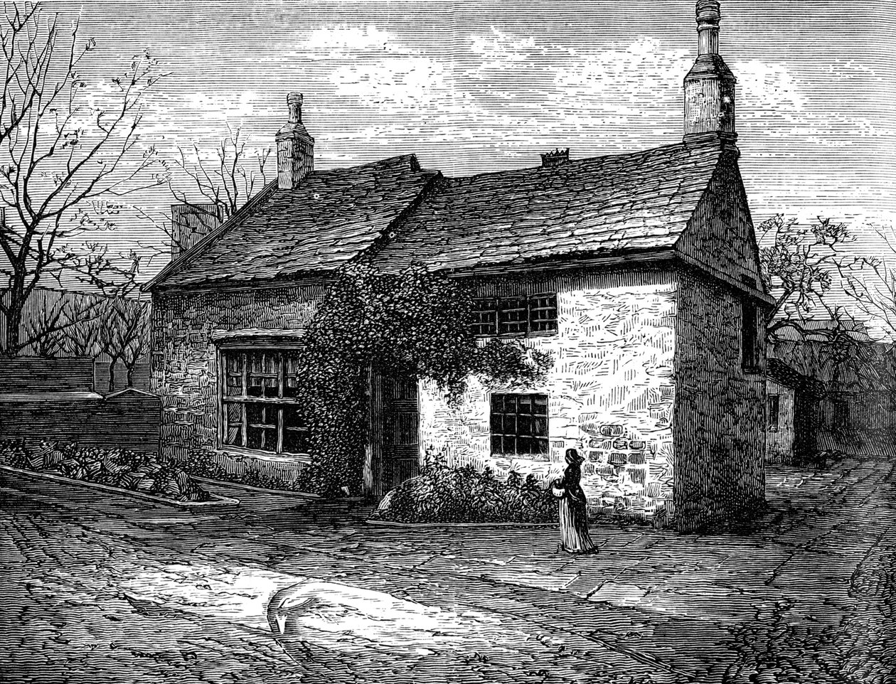The Old Manor-House، Morley، Leeds، West Yorkshire، bithplace of Sir Titus Salt، c1880 بواسطة غير معروف