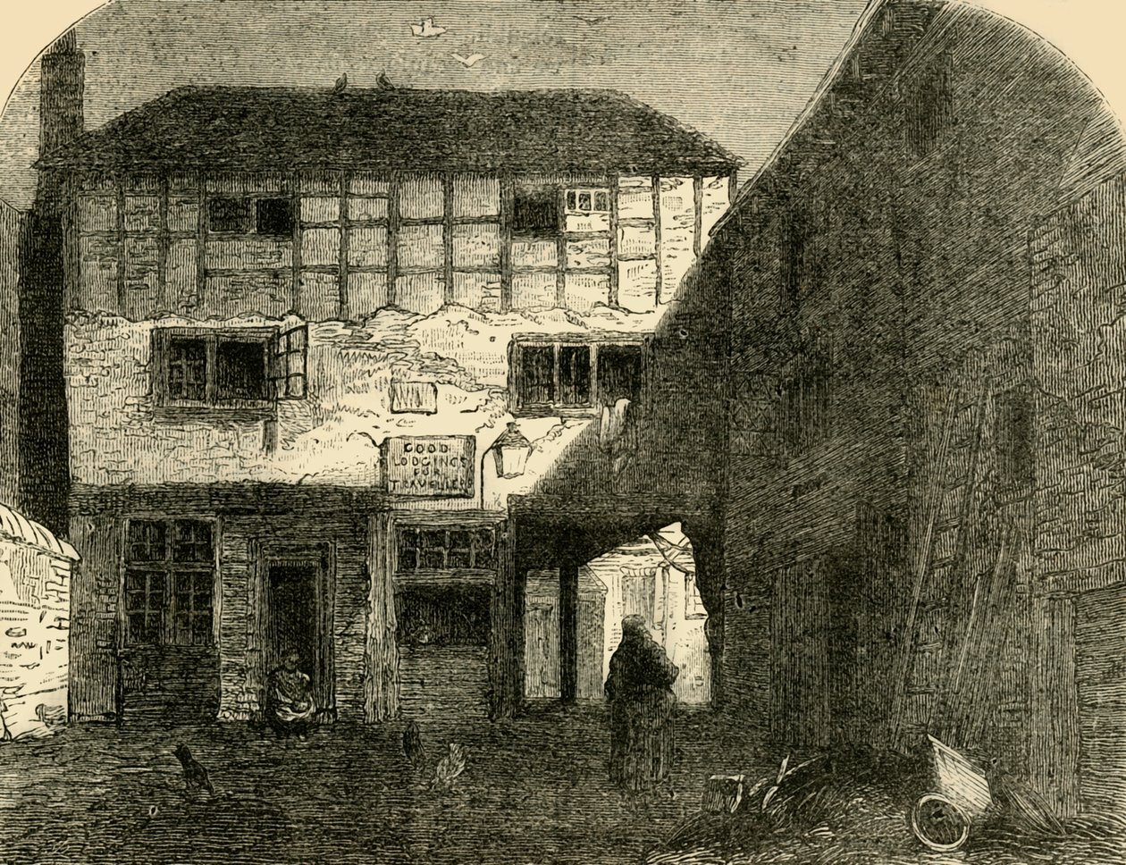 الأسد الأحمر القديم ، من الأمام ، c1872. بواسطة غير معروف