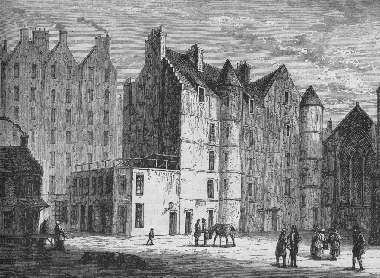 The Old Tolbooth ، إدنبرة ، c1880 بواسطة غير معروف