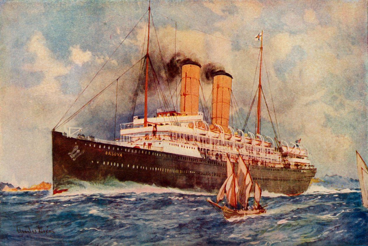خط Orsova Orient ، c1930. بواسطة غير معروف