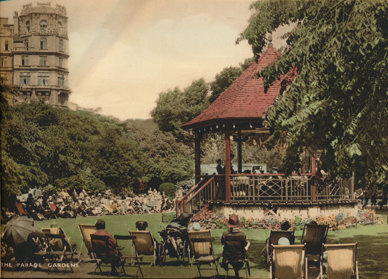 The Parade Gardens، Bath، Somerset، c1925 بواسطة غير معروف