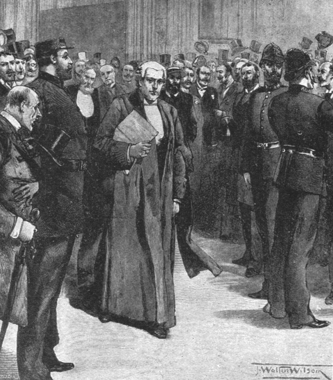 تمرير مشروع قانون الحكم الداخلي من مجلس العموم إلى اللوردات ، 2 سبتمبر 1893 ، 1901. بواسطة غير معروف