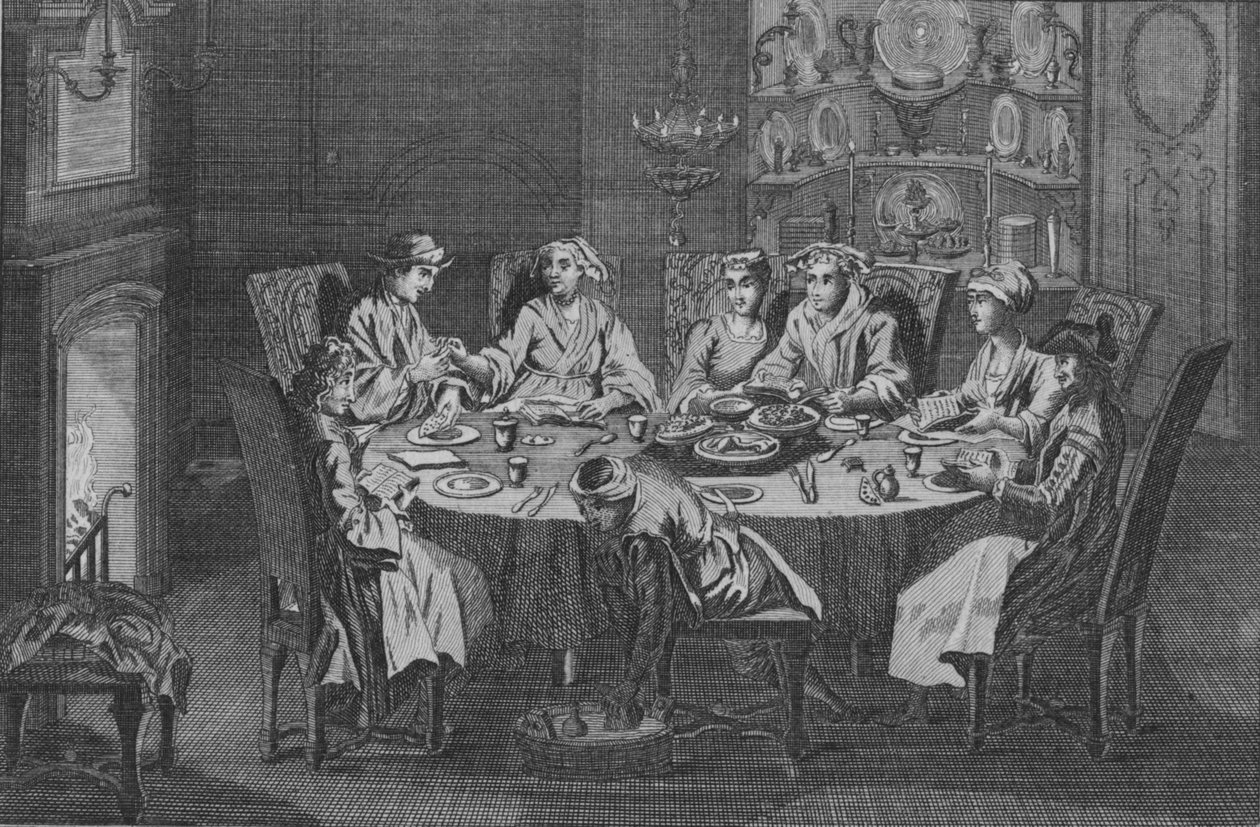 عيد الفصح لليهود البرتغاليين ، c1730s. بواسطة غير معروف