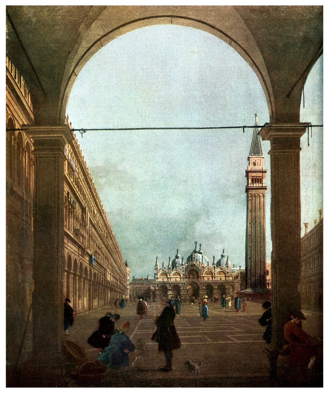 ساحة البندقية ، c1756 1956 بواسطة غير معروف