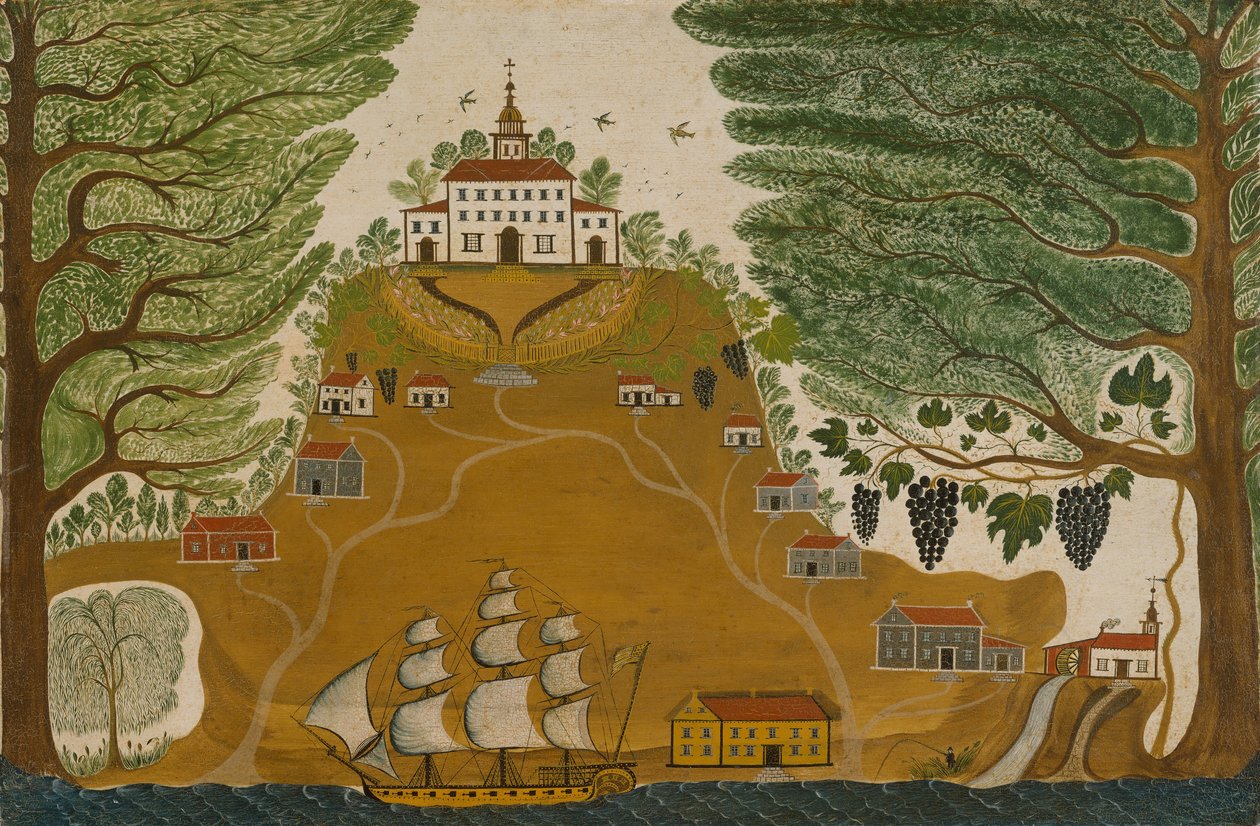 المزرعة ، كاليفورنيا. 1825. بواسطة غير معروف