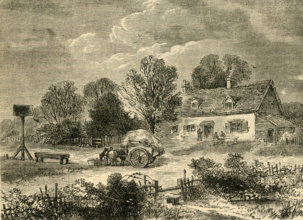 المحراث في Kensal Green ، 1830 ، c1876. بواسطة غير معروف