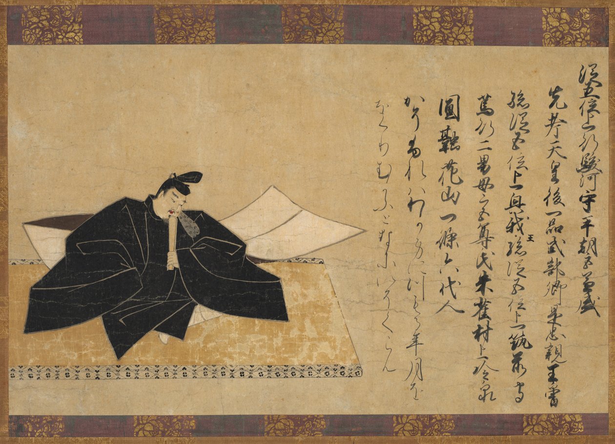 توفي الشاعر تايرا نو كانمور 990 م ، 1200 م. بواسطة غير معروف