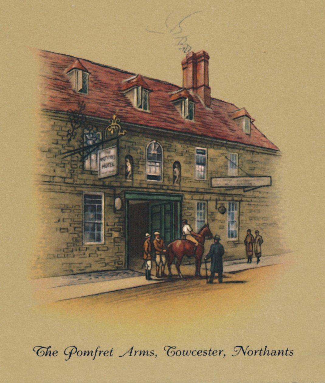 The Pomfret Arms ، Towcester ، Northants ، 1939 بواسطة غير معروف