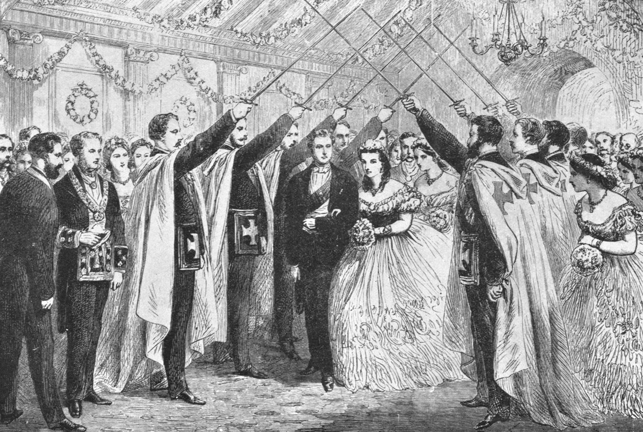 أمير وأميرة ويلز في ذكرى أكسفورد ... 1863 ، 1901. بواسطة غير معروف