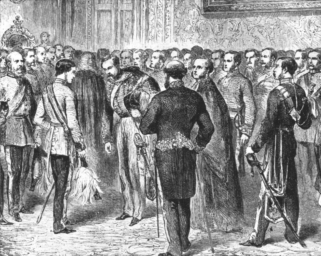أمير ويلز يحمل ليفي الأول ، 18 فبراير 1863 ، 1901. بواسطة غير معروف