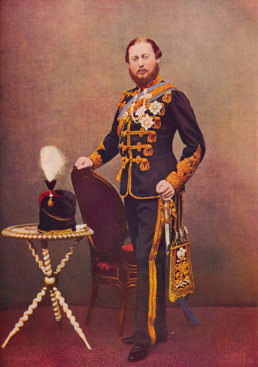 أمير ويلز كعقيد للفرسان العاشر ، c1865 1910 بواسطة غير معروف