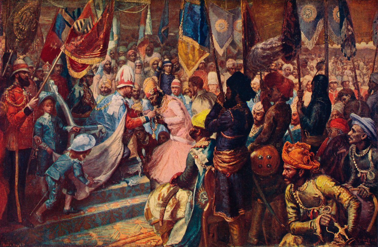 أمير ويلز في الهند ، 1876 1906. بواسطة غير معروف