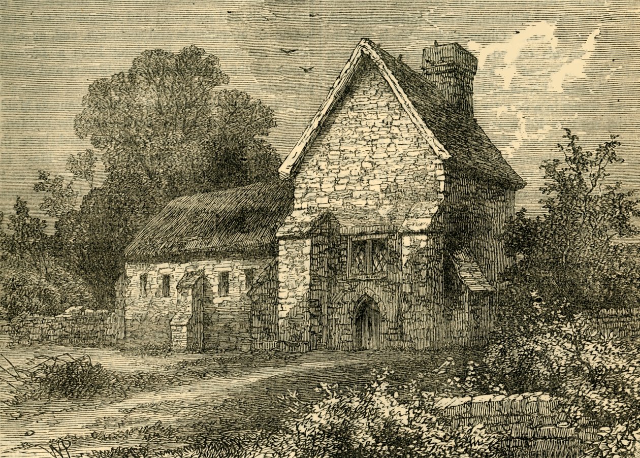 The Priory، Kilburn، 1750، c1876. بواسطة غير معروف