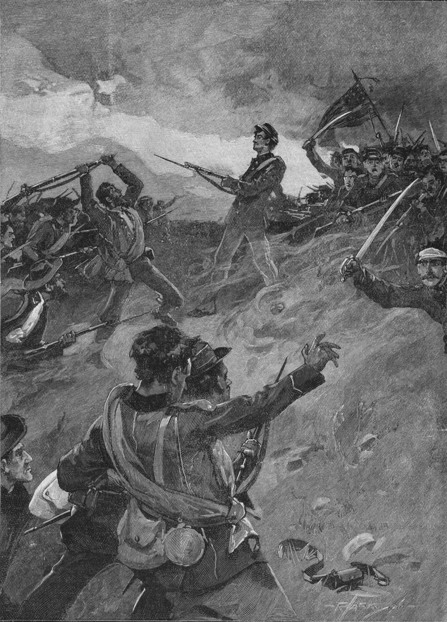 كانت الجائزة موضع خلاف شديد على الفولاذ على الصلب ، 1896 ، 1902 بواسطة غير معروف