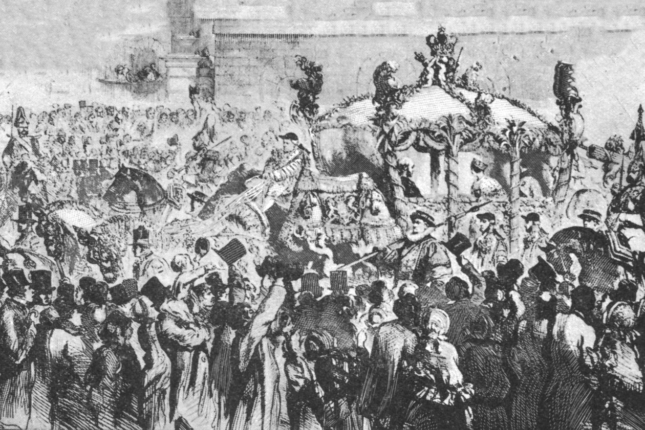 موكب وستمنستر ، 31 يناير 1856 ، 1901. بواسطة غير معروف