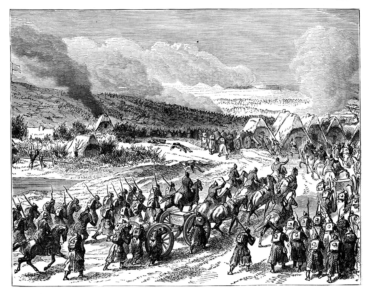 اقتحم البروسيون معقلات دوبل ، 18 أبريل 1864 ، أواخر القرن التاسع عشر بواسطة غير معروف