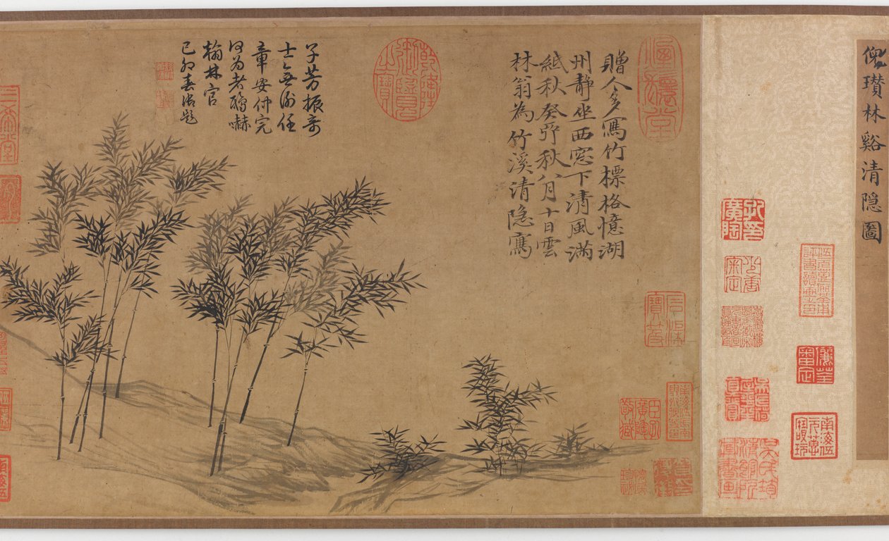 The Pure Recluse of Bamboo Creek ، سلالة مينغ ، القرن الخامس عشر. بواسطة غير معروف