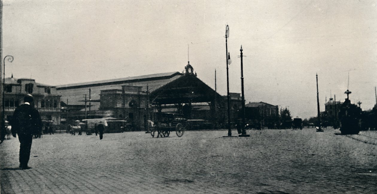 محطة السكة الحديد ، سانتياغو ، 1911 بواسطة غير معروف