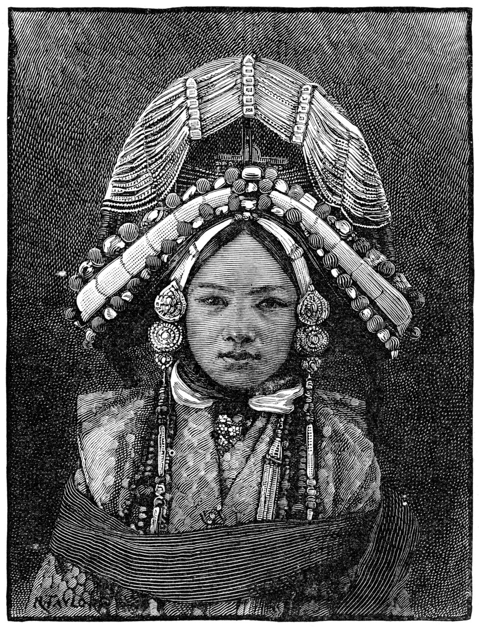 راني سيكيم 1889 بواسطة غير معروف
