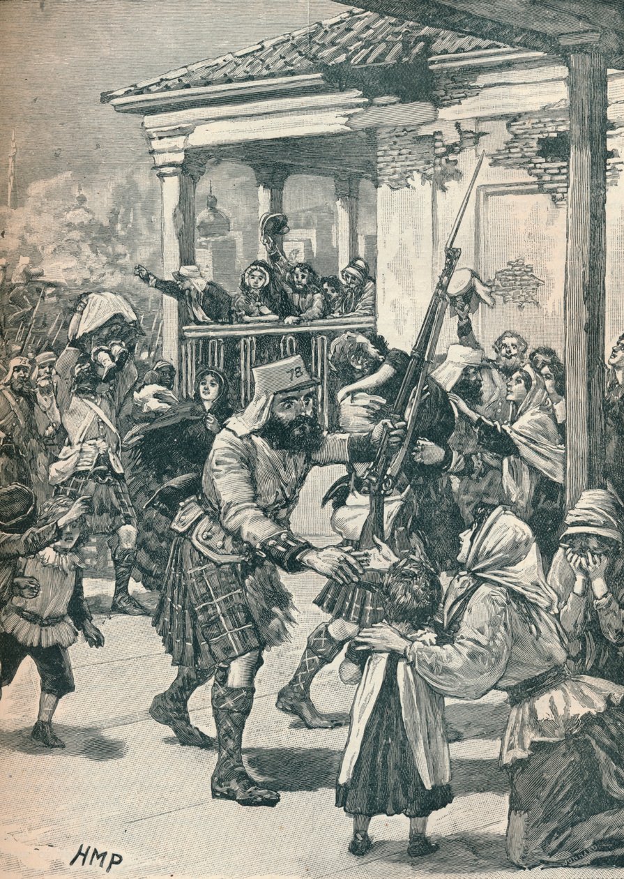 إغاثة لكناو ، 1857 1906 بواسطة غير معروف