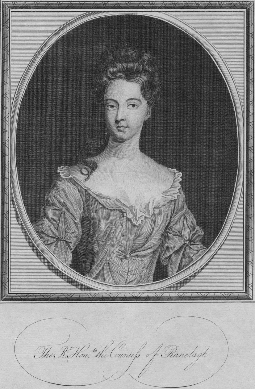 الشرفاء كونتيسة رانيلاج ، 1786. بواسطة غير معروف