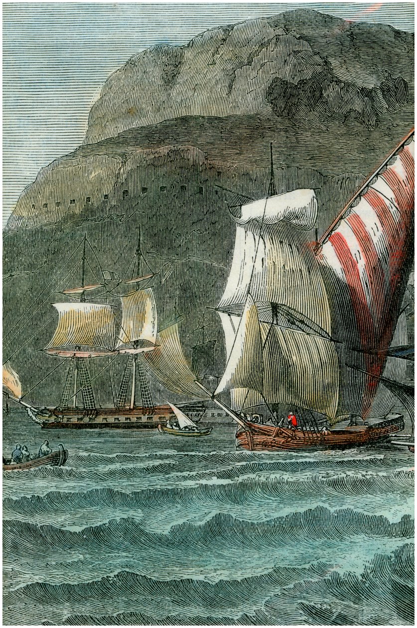 صخرة جبل طارق ، c1880 بواسطة غير معروف