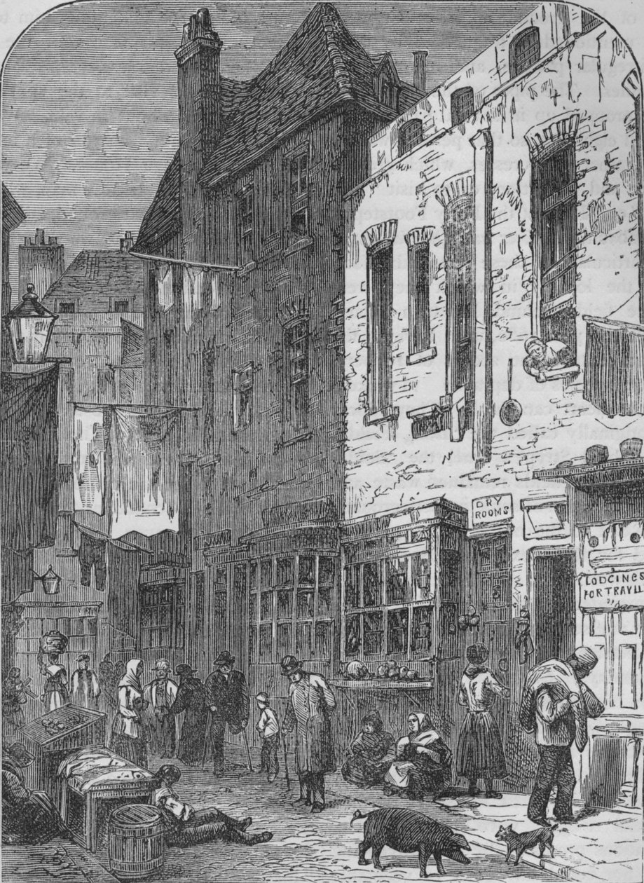 The Rookery of St Giles ، لندن ، 1850 1878 بواسطة غير معروف