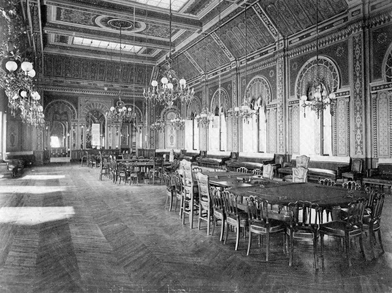 صالون الروليت ، مونت كارلو ، موناكو ، ج 1910s بواسطة غير معروف
