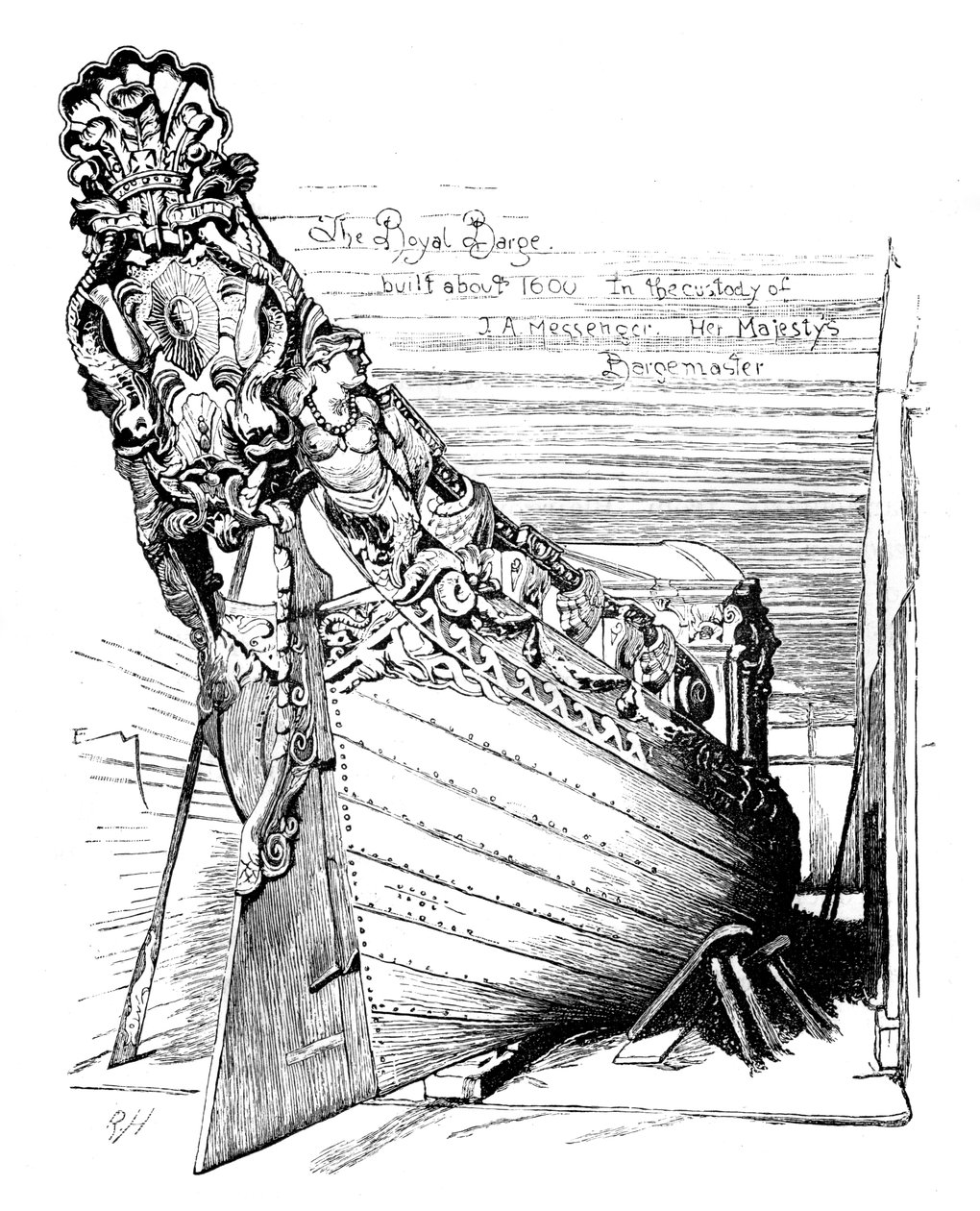 The Royal Barge ، c1888 بواسطة غير معروف
