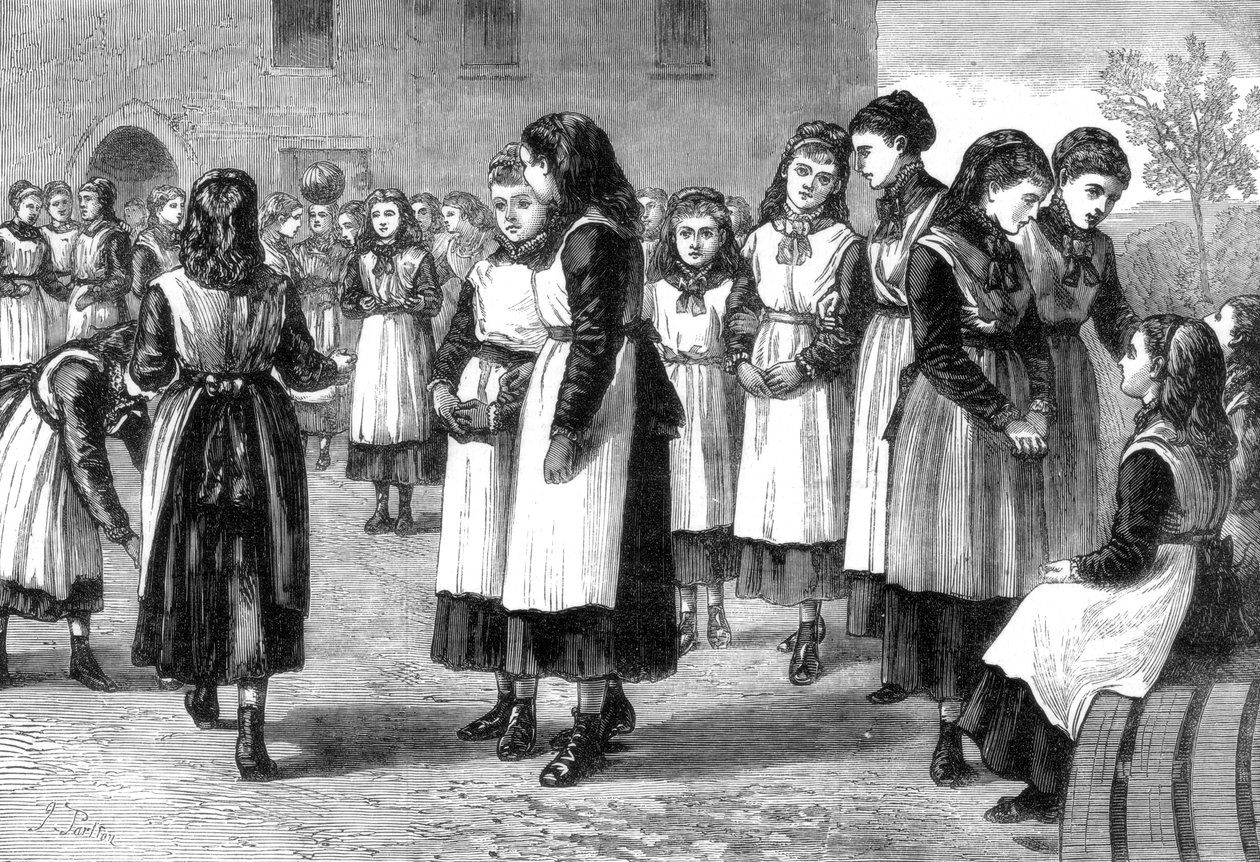 المدرسة الملكية الماسونية للبنات ، سانت جونز هيل ، باترسي رايز ، لندن ، 1875 بواسطة غير معروف