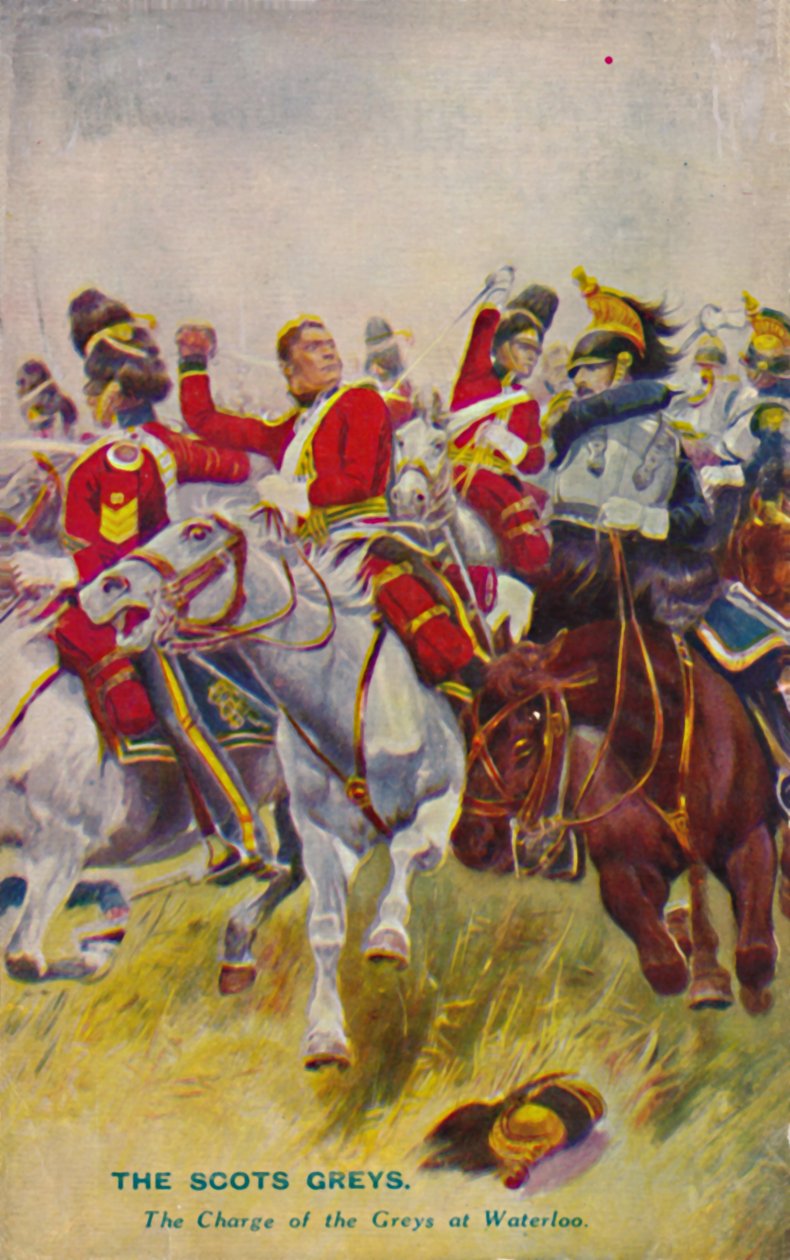 الرمادي الملكي الاسكتلندي. تهمة الرمادي في واترلو ، 1815 ، 1939 بواسطة غير معروف