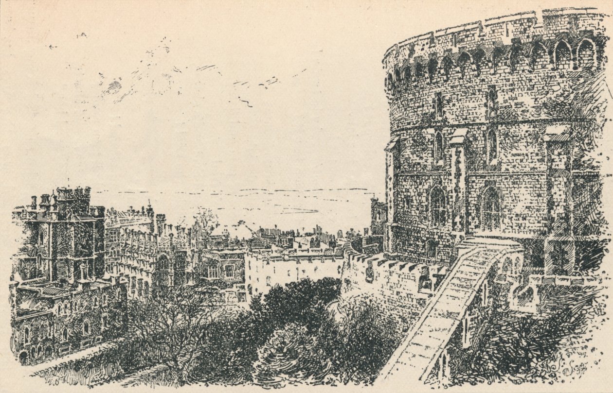 البرج الملكي من ملك سكوتلاندز السكني ، 1895 بواسطة غير معروف