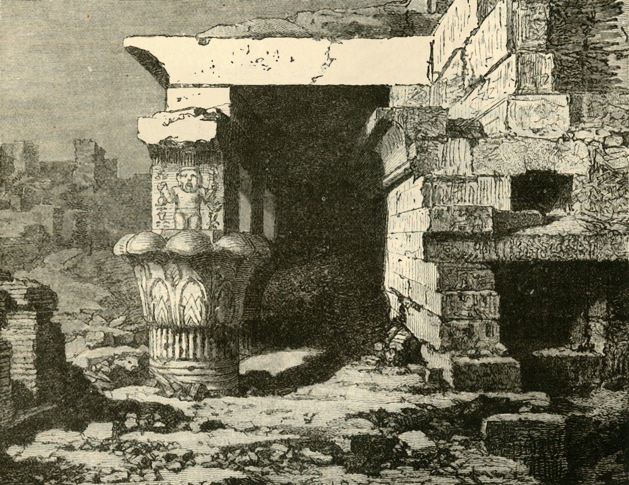 أطلال دندرة ، 1890. بواسطة غير معروف
