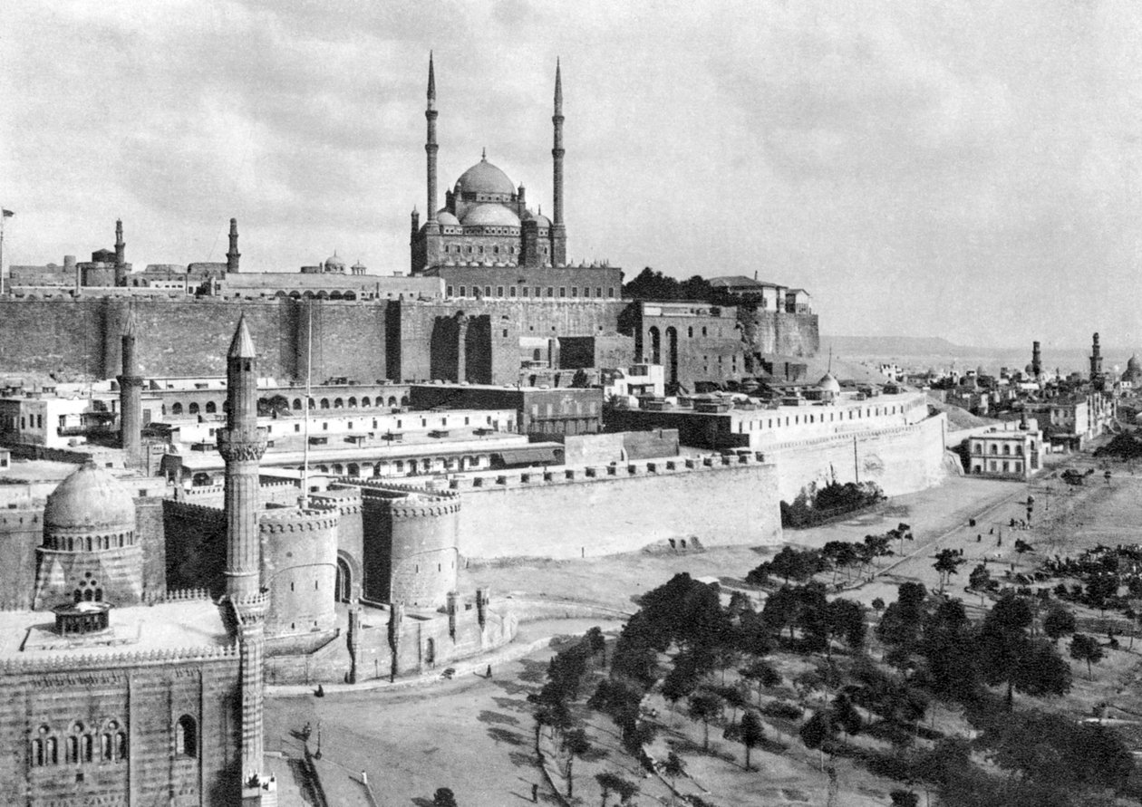 قلعة صلاح الدين ، القاهرة ، مصر ، 1920 م بواسطة غير معروف