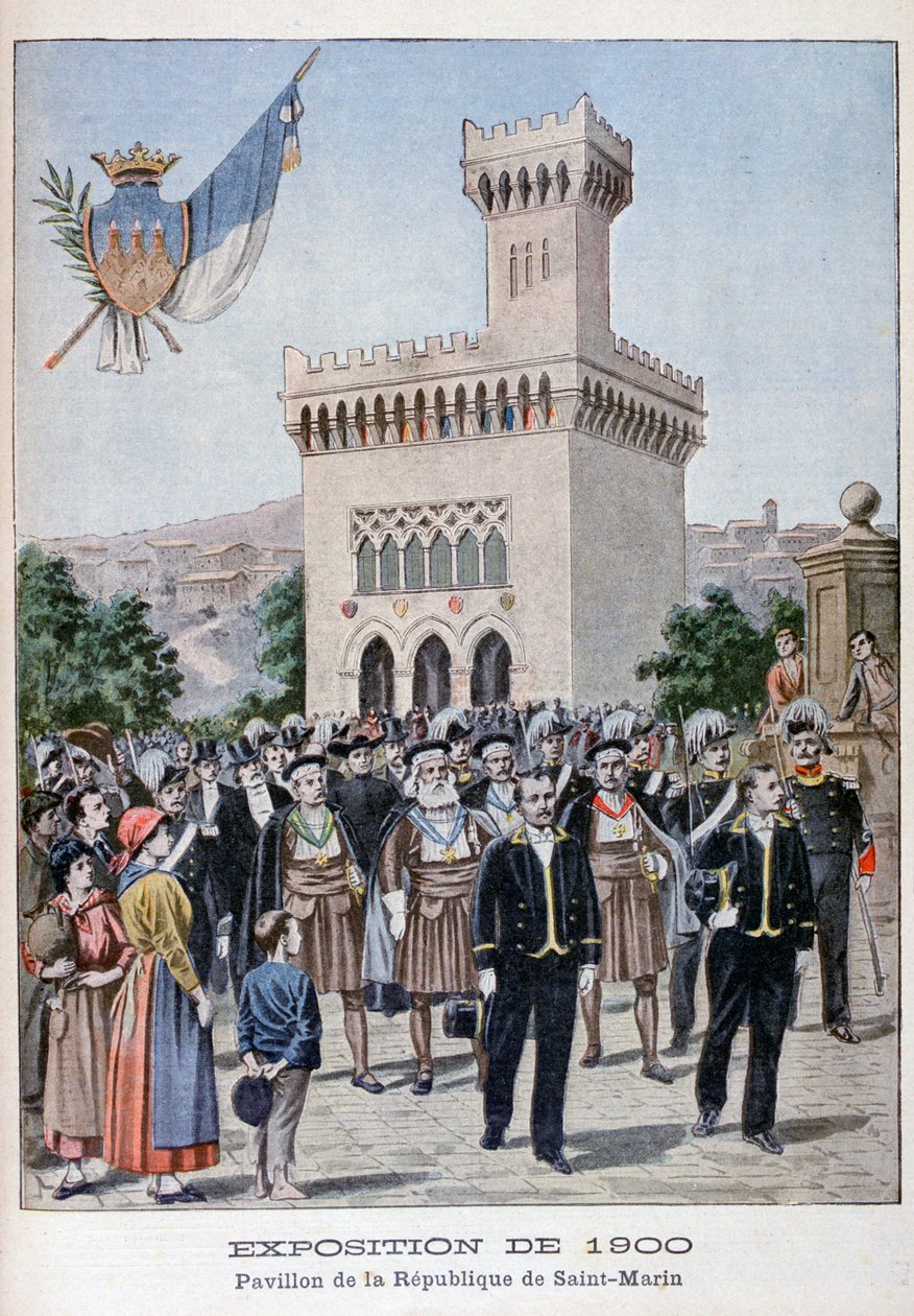 جناح سان مارينو في المعرض العالمي لعام 1900 ، باريس ، 1900 بواسطة غير معروف
