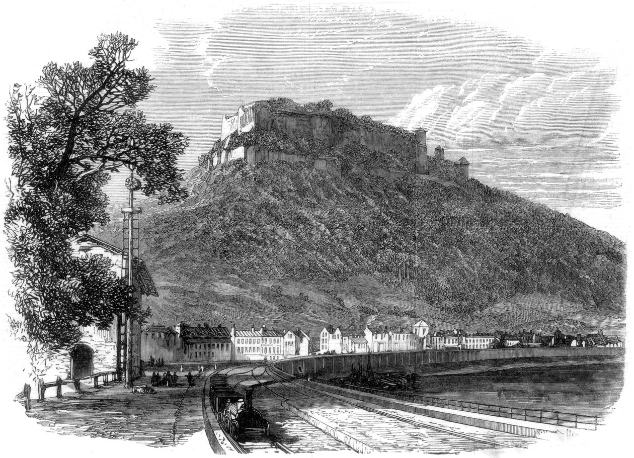 حصن كونيغشتاين الساكسون ، على نهر إلبه ، بالقرب من دريسدن ، ألمانيا ، 1866 بواسطة غير معروف