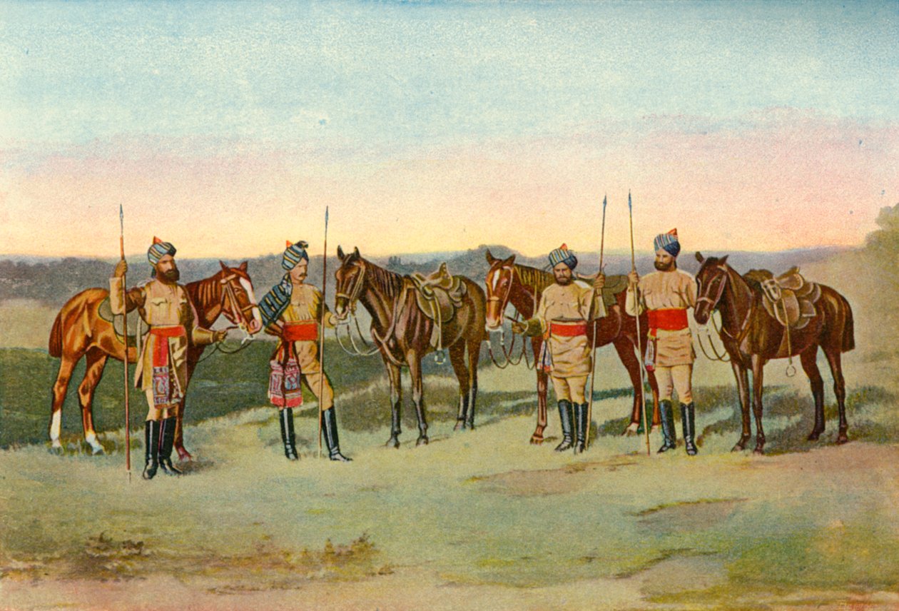 لانسر البنغال الثانية ، 1901. بواسطة غير معروف