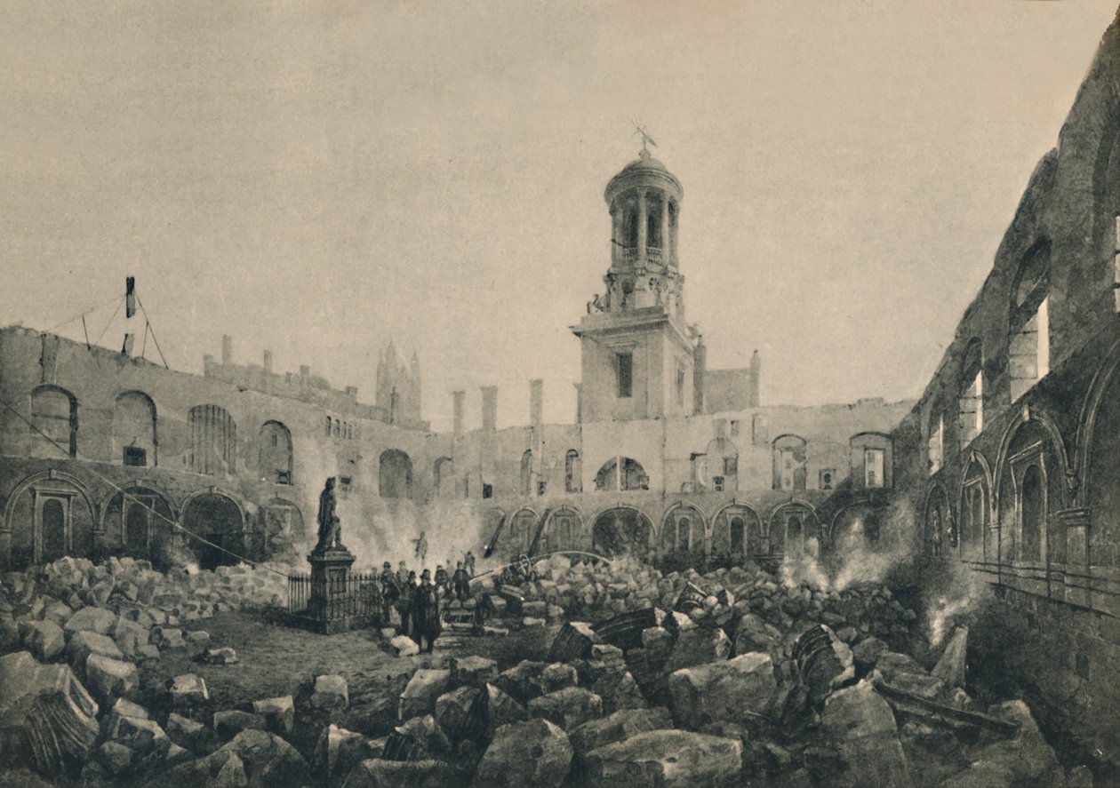 التبادل الملكي الثاني بعد الحريق في عام 1838 ، 1928 بواسطة غير معروف