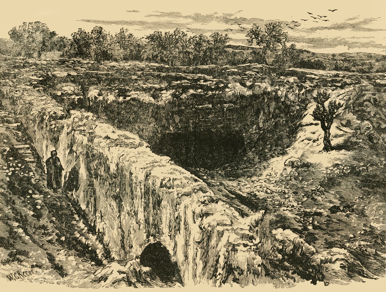 قبور الملوك في القدس ، 1890. بواسطة غير معروف