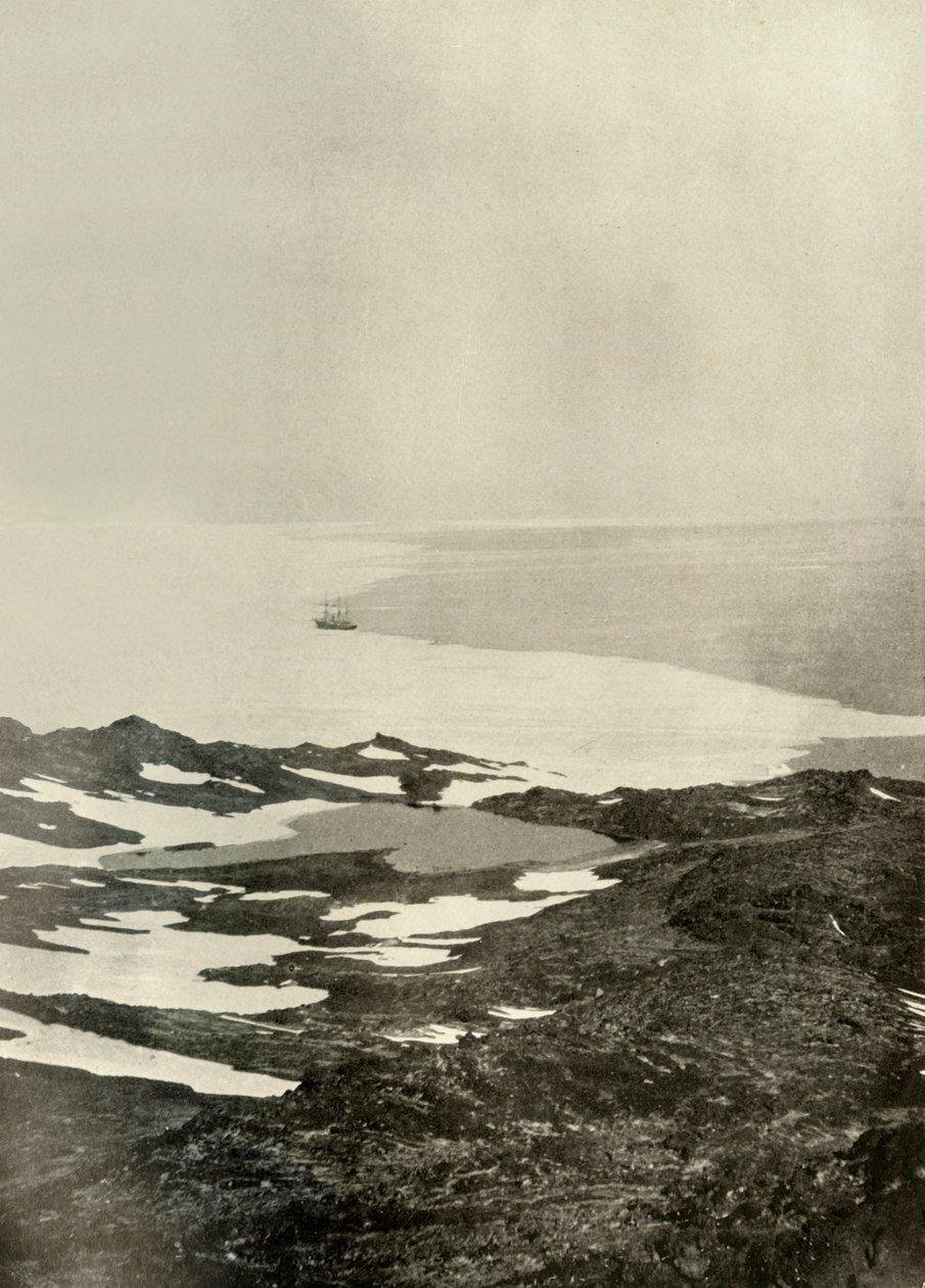 السفينة قبالة نقطة برام ، قبل المغادرة إلى الشمال ، c1908 ، 1909 بواسطة غير معروف