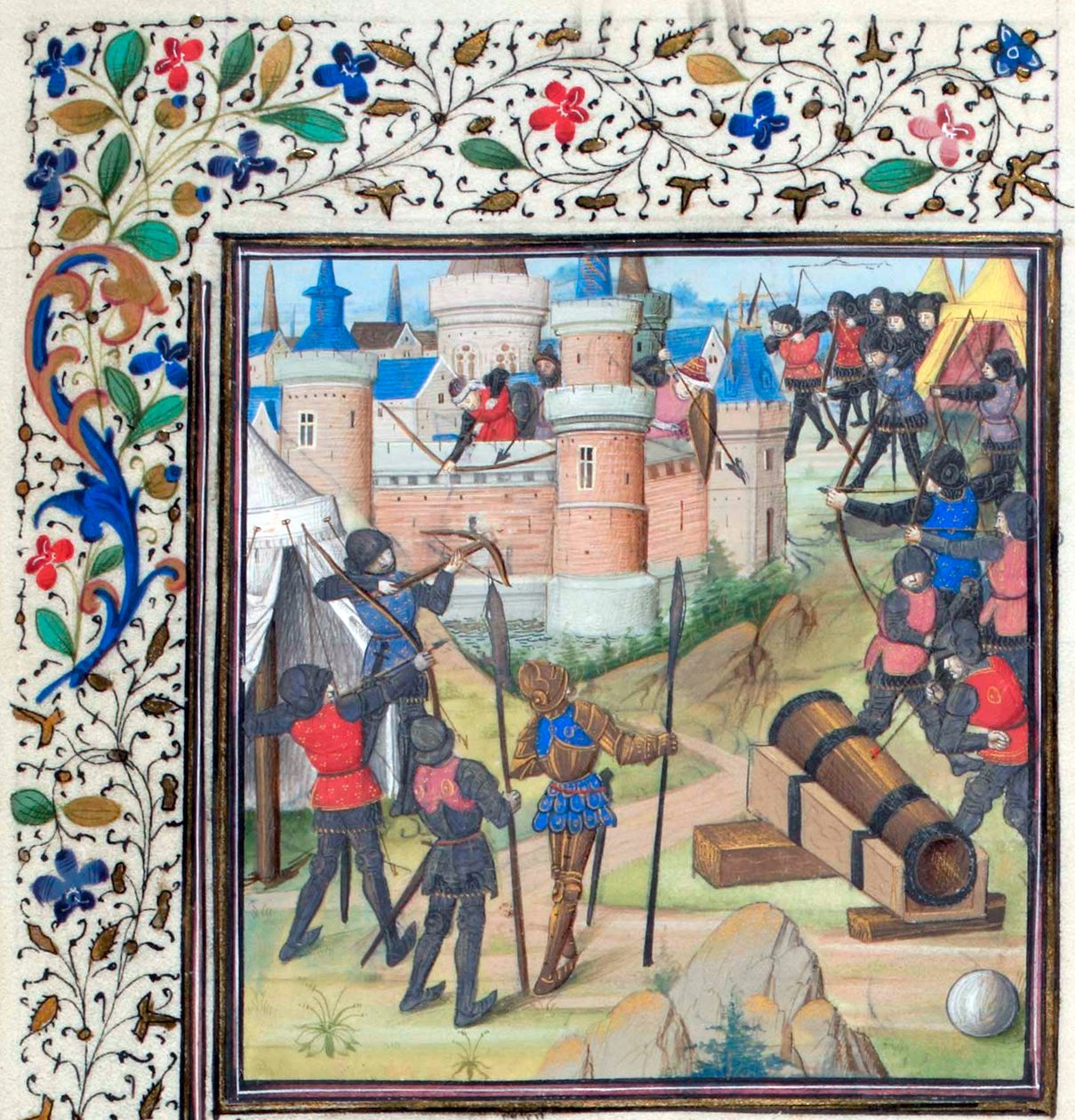 حصار أنطاكية. صورة مصغرة من الهستوريا بواسطة ويليام صور ، 1460 بواسطة غير معروف