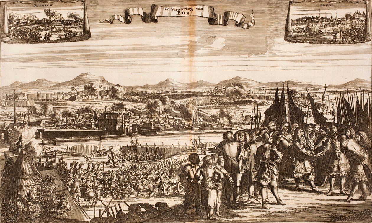 حصار بون ، 1689 من: موقع الحرب. بواسطة غير معروف