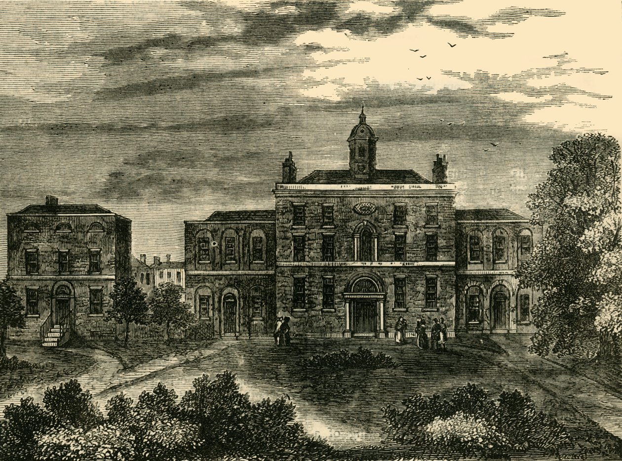 مستشفى الجدري ، كينجز كروس ، عام 1800 ، c1876. بواسطة غير معروف