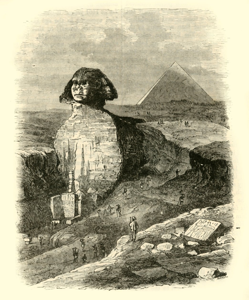 أبو الهول ، 1890. بواسطة غير معروف