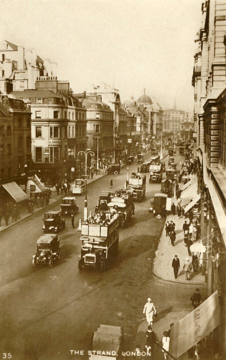 ستراند ، لندن ، 1929. بواسطة غير معروف