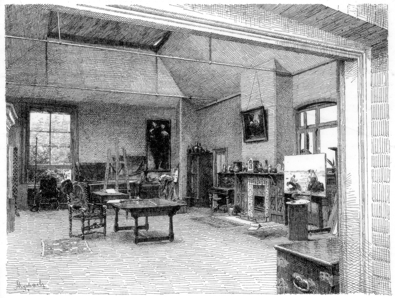 الاستوديو الشرقي c1880-1882 بواسطة غير معروف