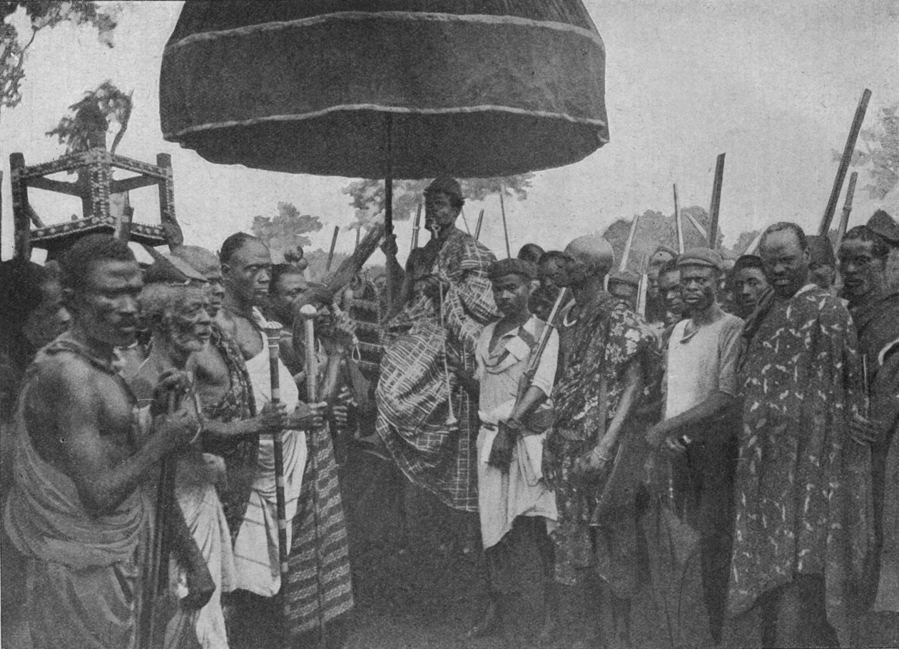 وملك ملك أكيم على كرسي الدولة ، 1902 بواسطة غير معروف