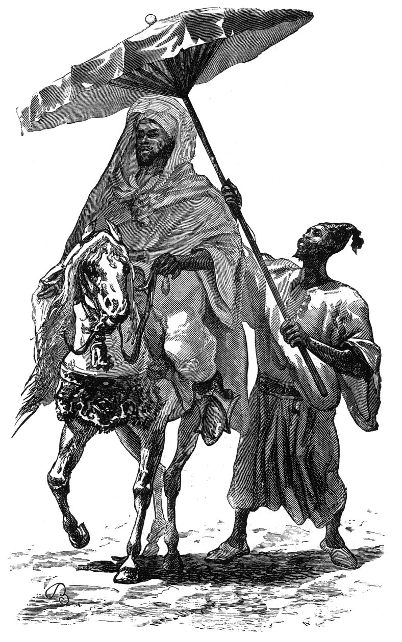 سلطان المغرب ، c1890 بواسطة غير معروف