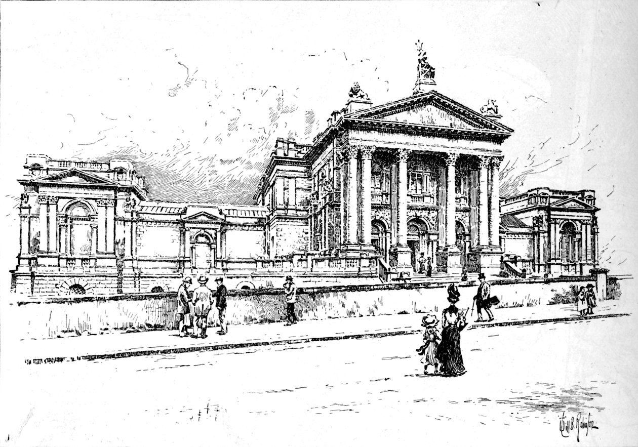 The Tate Gallery المعرض الوطني للفنون البريطانية ، 1906 بواسطة غير معروف
