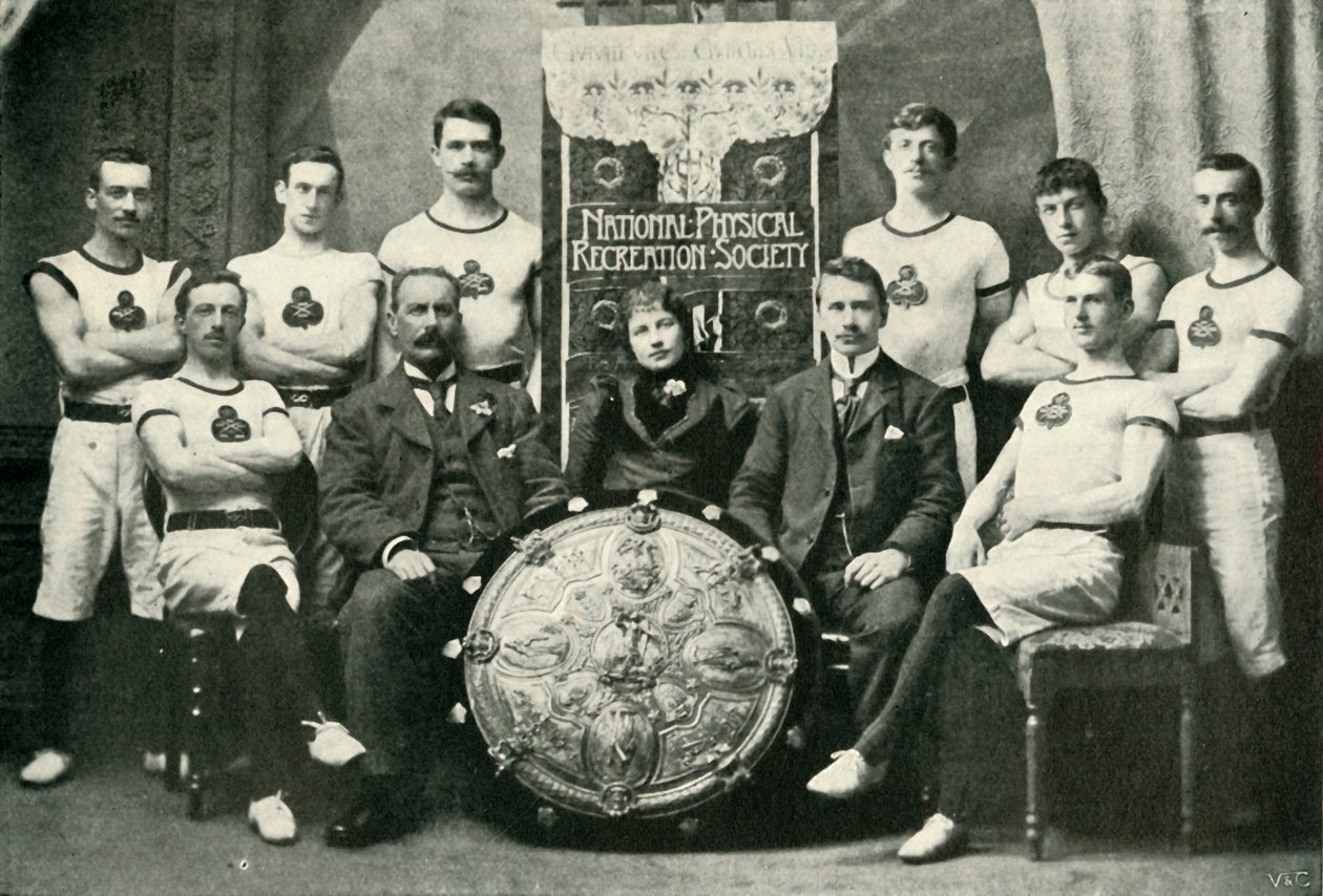 فريق أبردين الجمباز ، الفائزون في درع تحدي NPRS ، 1902. بواسطة غير معروف